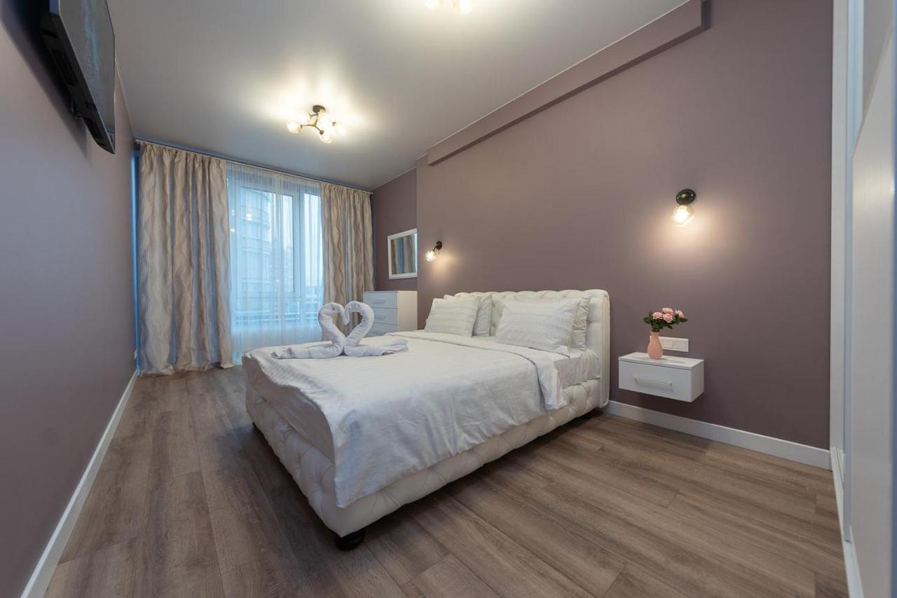 New Modern Apartments. Metro Minskaya Κίεβο Εξωτερικό φωτογραφία