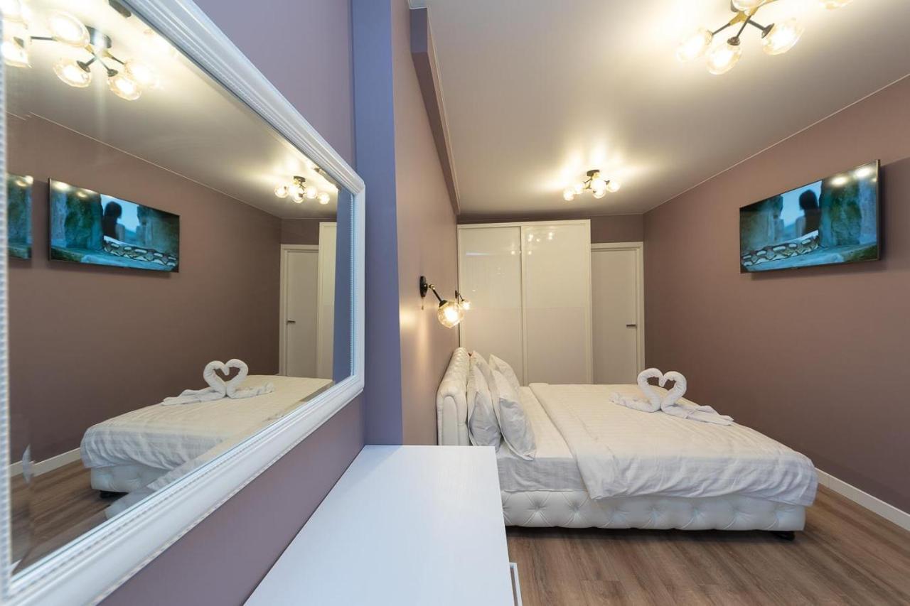 New Modern Apartments. Metro Minskaya Κίεβο Εξωτερικό φωτογραφία