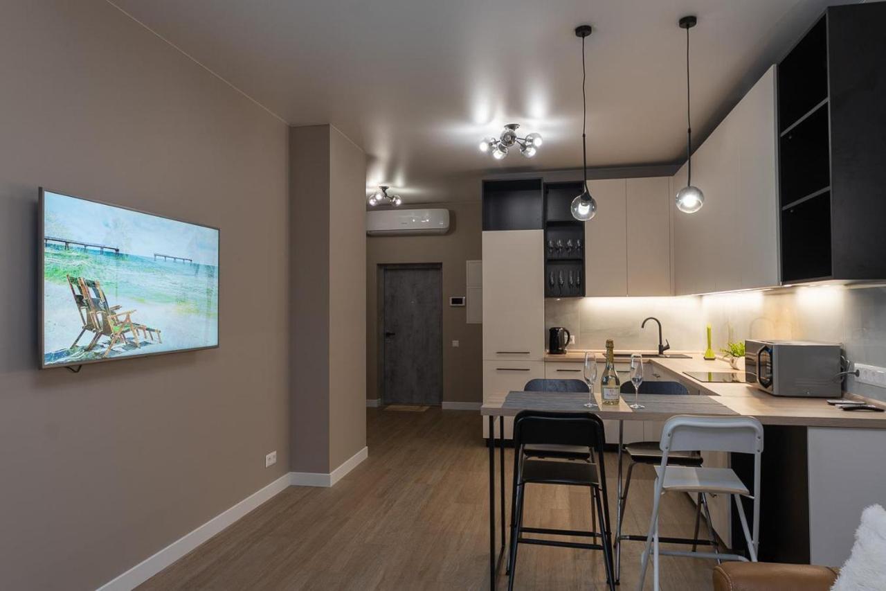 New Modern Apartments. Metro Minskaya Κίεβο Εξωτερικό φωτογραφία